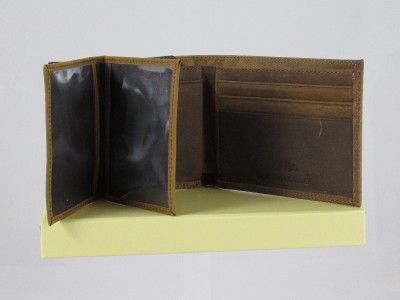 ZEP PRO Fence Row Leather Camo Buck Deer bi fold Wallet billfold *MADE 