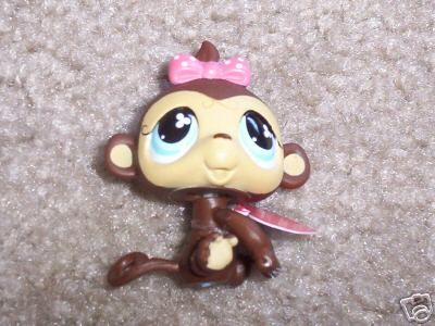 littlest pet shop  EXCLUSIVE BABY GIRL MONKEY  