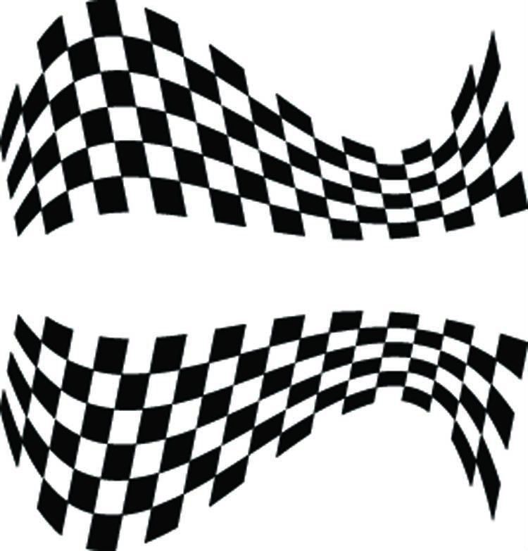 RC airbrush stencils / paint masks twisted checkers2  