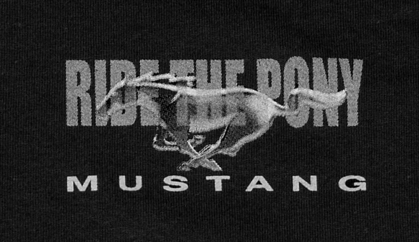 Ford Mustang Ride The Pony Automobile Car T Shirt Tee  