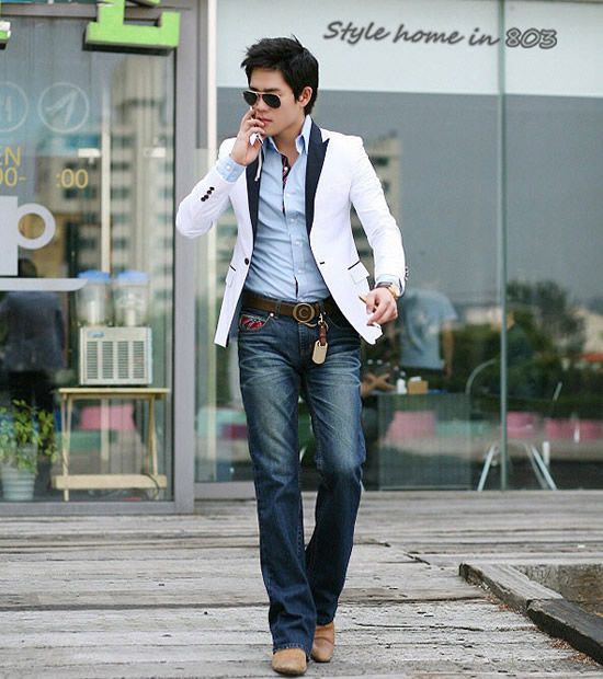Mens Sexy Casual Stunning Slim Blazer Short Coat One Button Fit Jacket 