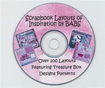 Premade Scrapbook Layout Ideas CD by BABS  