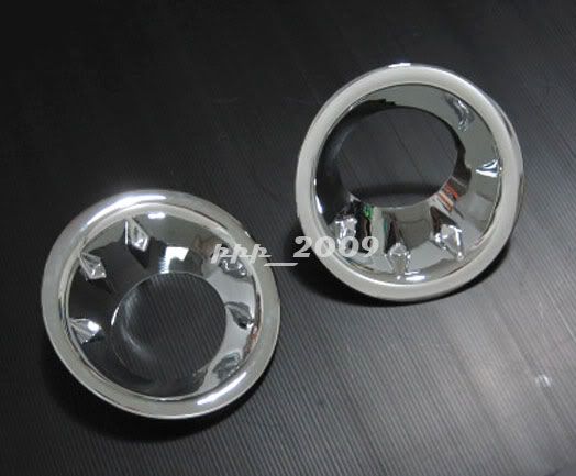 You are bidding on 1 pair of CHROME FOG LIGHT COVERS