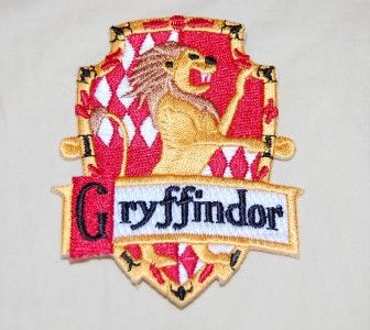 Gryffindor Harry Potter House Crest Patch  