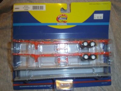 HO SCALE MODEL TRAIN ATHEARN JB HUNT, 26592, CHASSIS 53, 187 NEW IN 