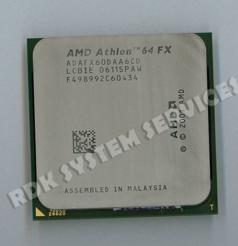 AMD Athlon 64 FX Dual Core 2.6GHz 2MB socket 939 CPU ADAFX60DAA6CD 