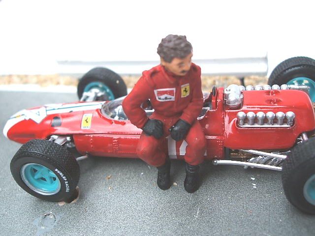 NIGEL MANSELL Ferrari F1 Figure Figurine 143 Diorama  