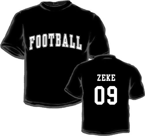 Football T Shirt Custom Made Shirt With Your Name & # Tee Team Shirts 