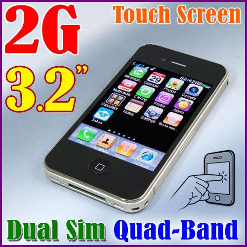 2GB UNLOCKED KA08 Touch Screen PDA CELL PHONE A555 N8+  