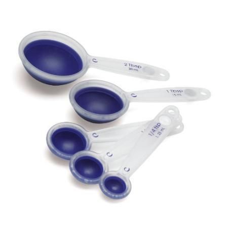 Progressive Blue Magnetic Flexible 5 Measuring Spoons  