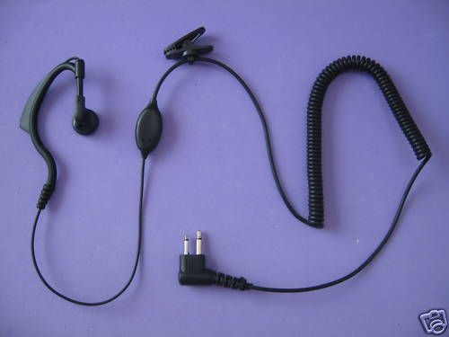 Ear Hanger Headset For Motorola Two Way Radio 2 Pin   